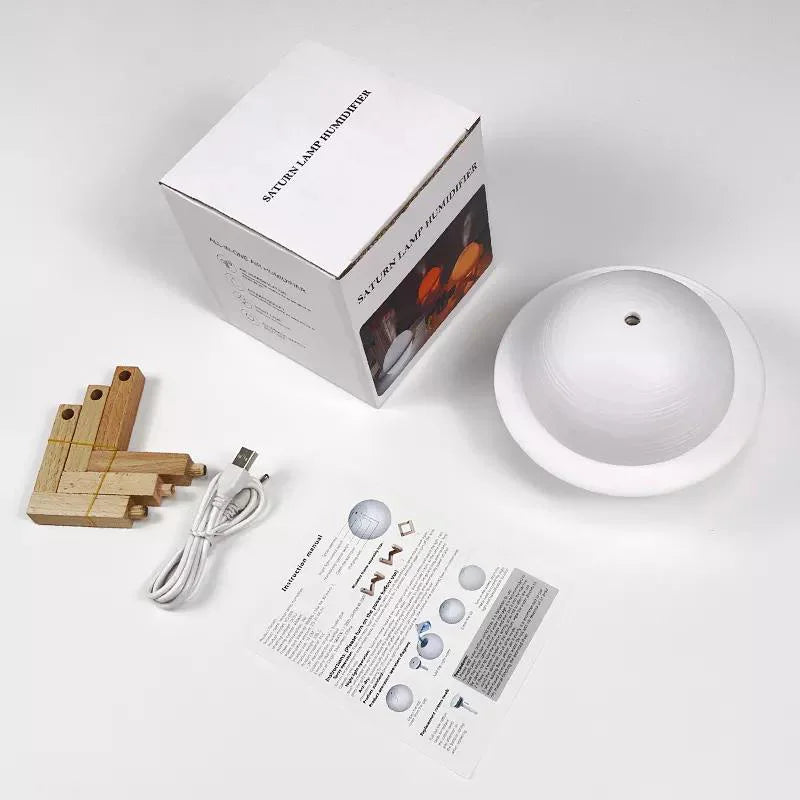 Mini Planet Ball USB Humidifier with LED Night Light