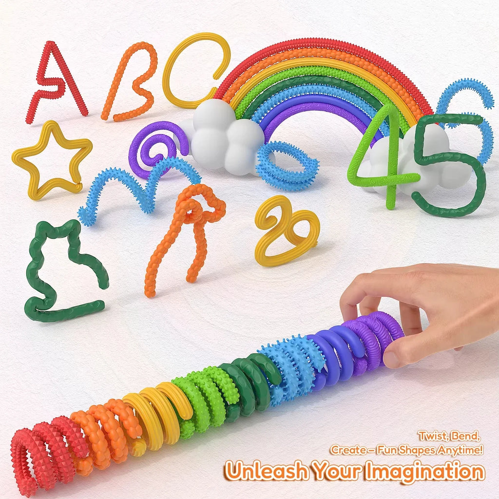 8-Pack EDC Fidget Sensory Sticks – Calming Toys for Kids & Adults