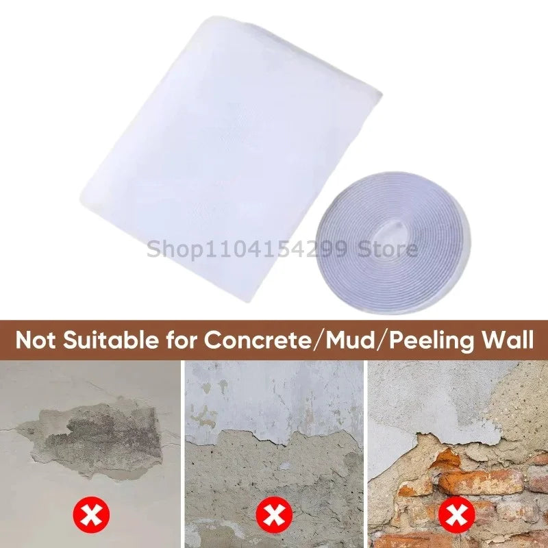 Self-Adhesive Window Mosquito Net | No-Drill Invisible Mesh Screen