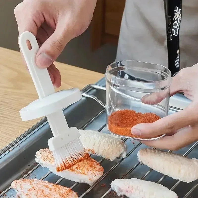 BBQ Basting Brush | Silicone Oil Grill Brush for Outdoor Cooking