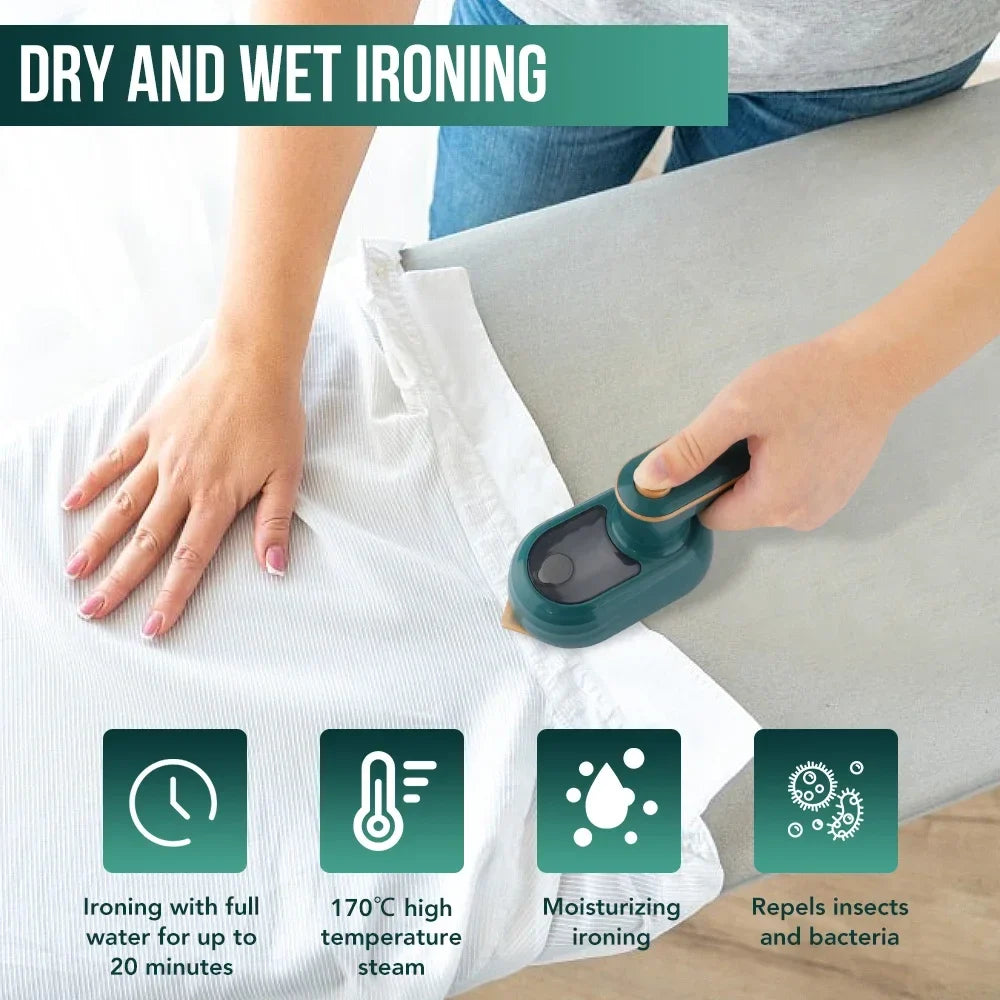 AFDEAL Mini Handheld Steam Iron | Portable Garment Steamer