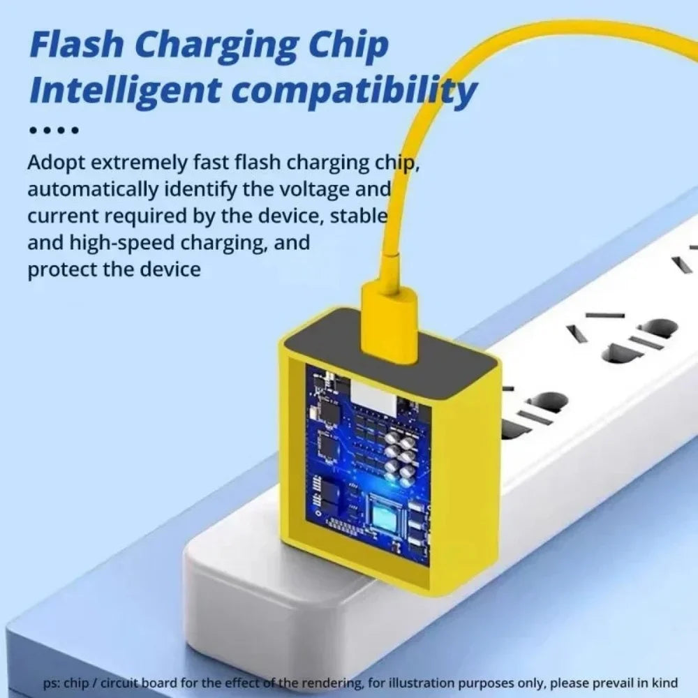 67W USB-C Fast Charger for Xiaomi Redmi – QC3.0 Adapter