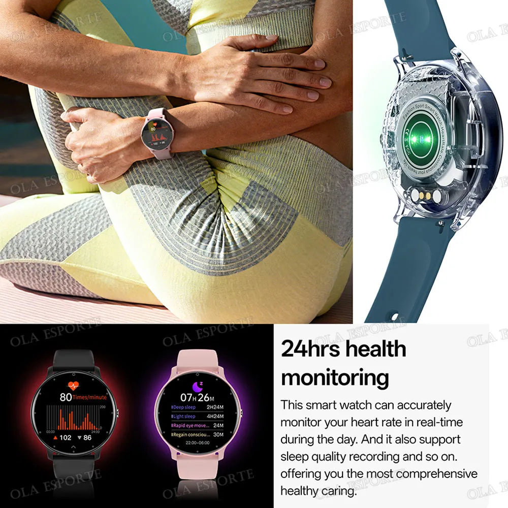 Ola Esporte Smart Watch | Full Touch, IP67, Bluetooth – Men & Women