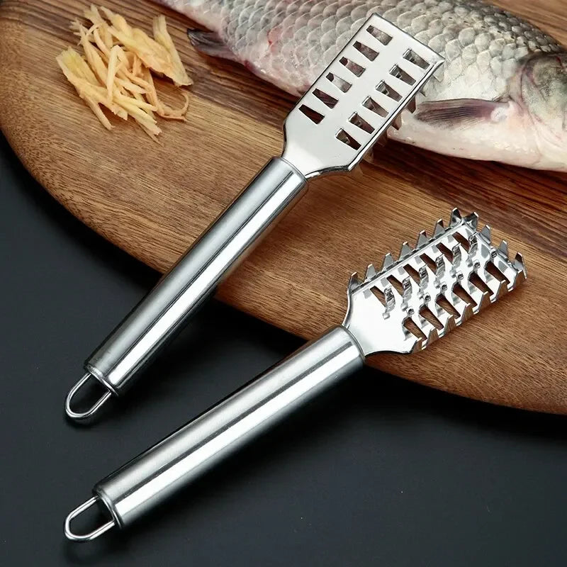Stainless Steel Fish Scaler & Filleting Knife | Multi-Function