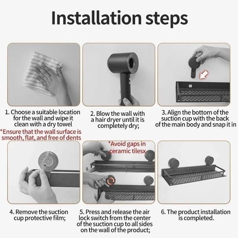 Aluminum Suction Cup Hooks | No-Drill Wall Mount Hanger