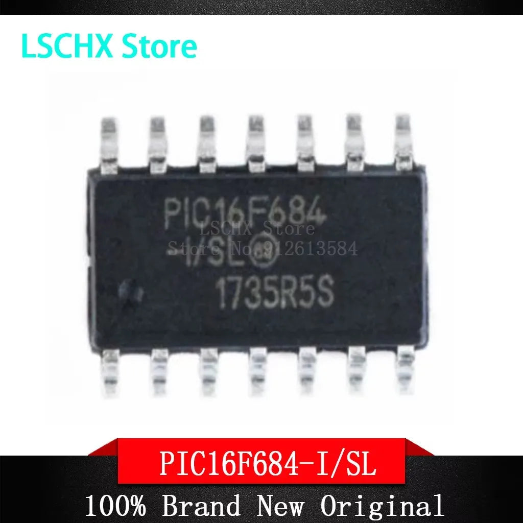 2-Pack PIC16F / PIC18F MCU Microcontroller ICs – Multi-Model