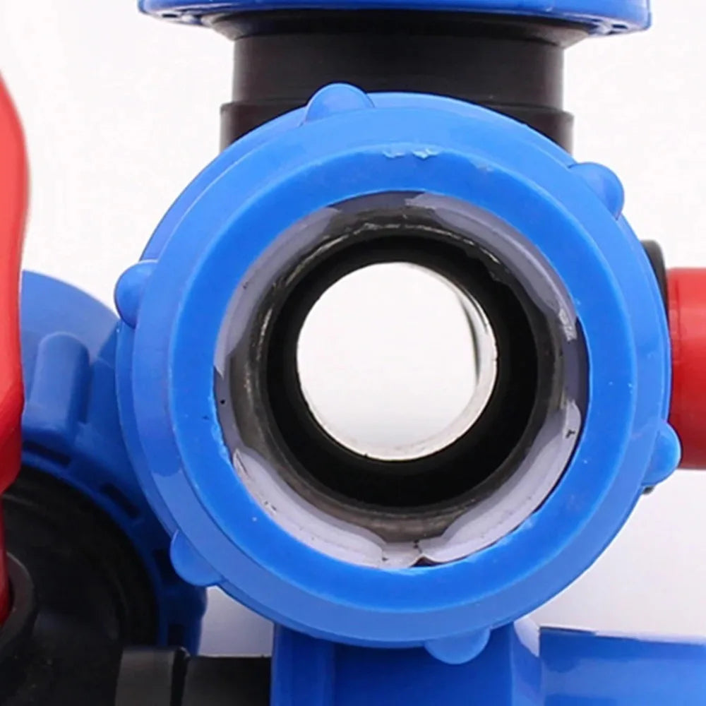 PE Pipe 3-Way Ball Valve 20–50mm | Plastic Quick Connect
