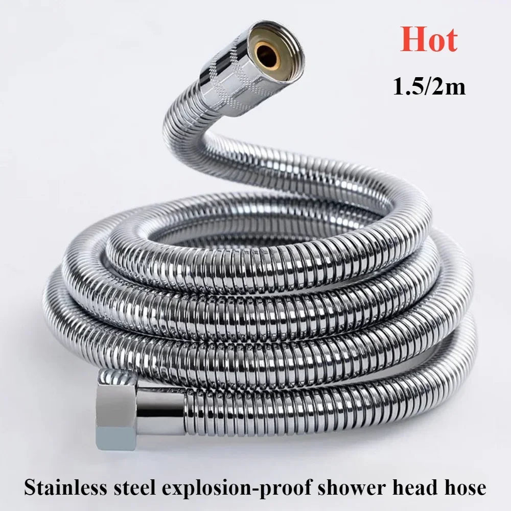 304 Stainless Steel Flexible Shower Hose | 1.5m & 2m