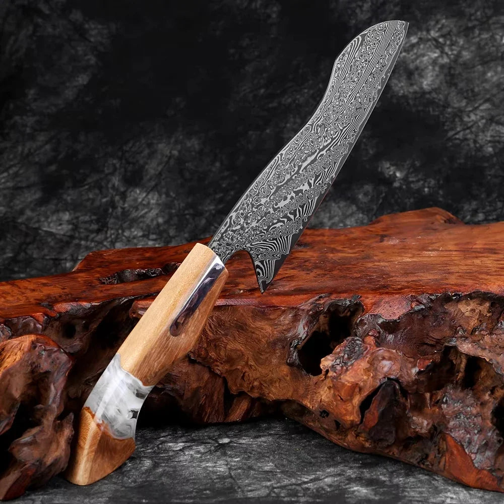 XITUO Damascus Steel Kitchen Knife Set 1–6 PCS | Japanese Chef