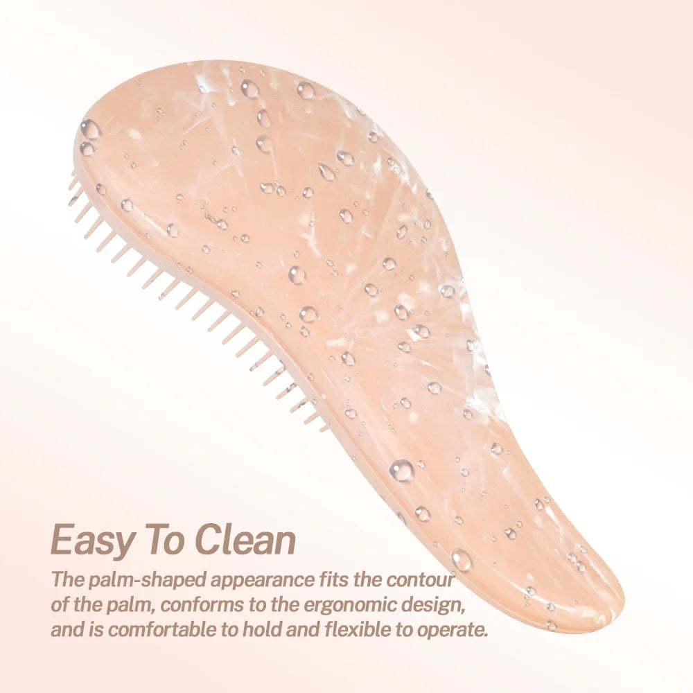 Marble Hair Comb – Dry & Wet Dual-Use Styling Tool