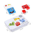Kids Wooden Emotion Cube Puzzle Game | Montessori Toy Ages 3–12
