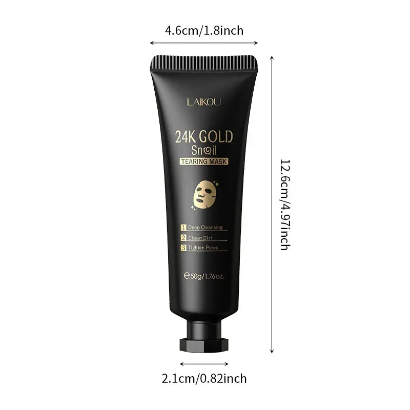 LAIKOU 24K Gold Sakura Peel-Off Face Mask – Brightening 50g