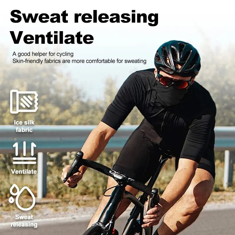 UV Neck Gaiter Face Scarf – Breathable Cycling & Sports