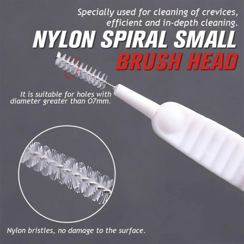 Micro Nylon Shower Nozzle Cleaning Brush Set – 10–500 Pcs