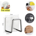 Stainless Steel Sponge Holder | Self-Adhesive Sink Organizer