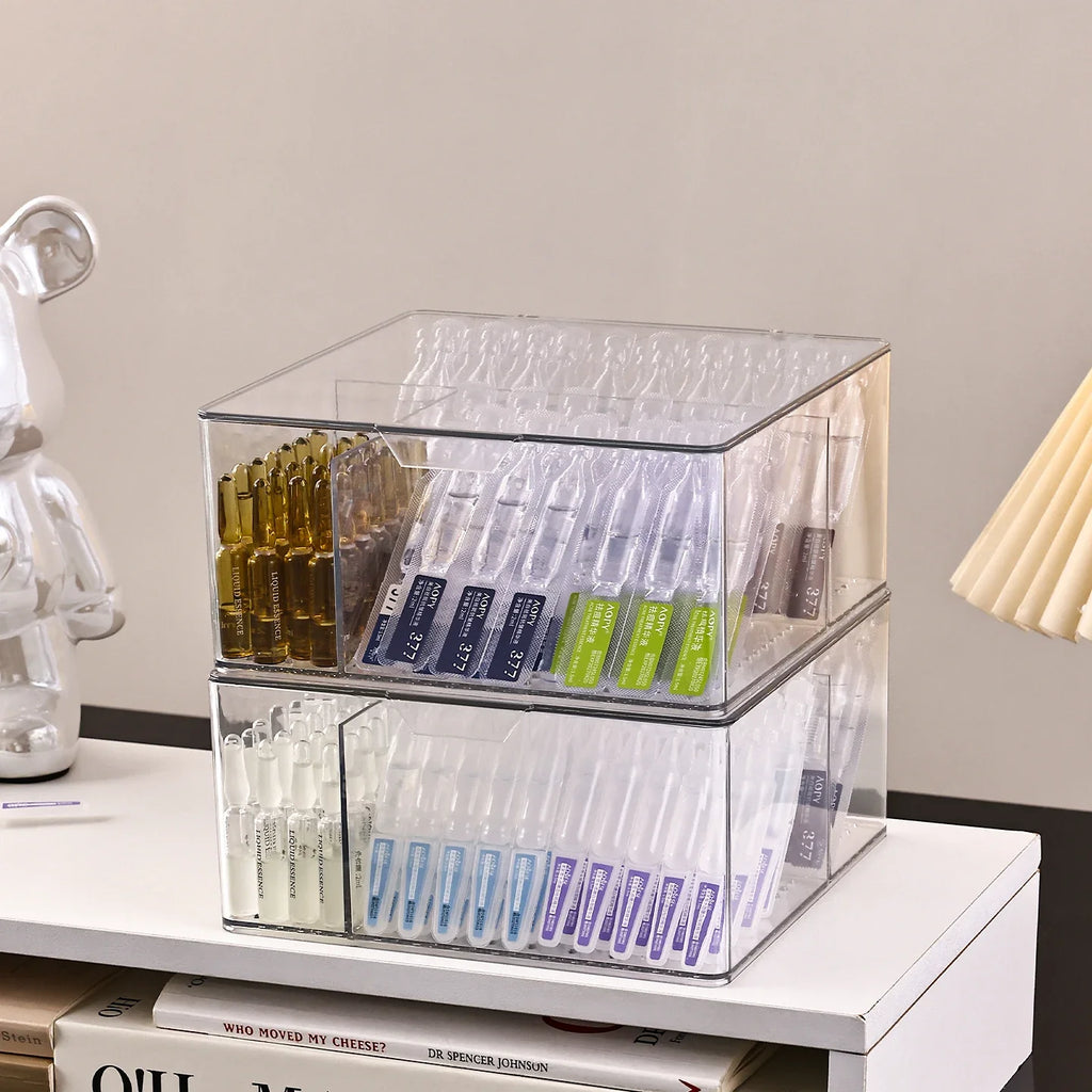 Acrylic Transparent Cosmetics Ampoule Storage Rack Can Be Stacked