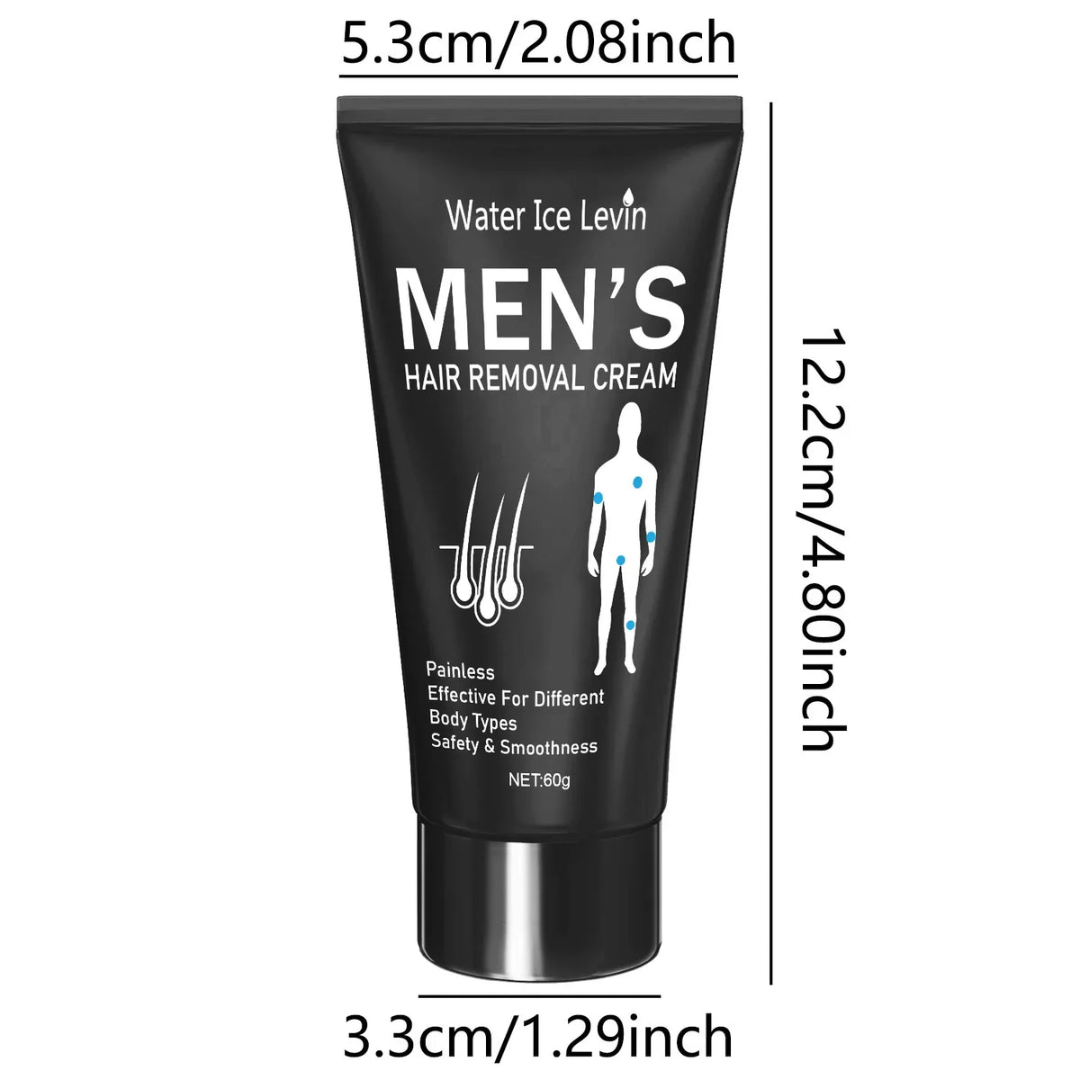 60g Hair Removal Cream for Men & Women – Smooth Silky Skin