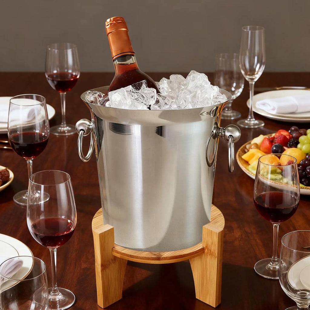 Natural Wood Drink Dispenser Stand – Weddings & Parties