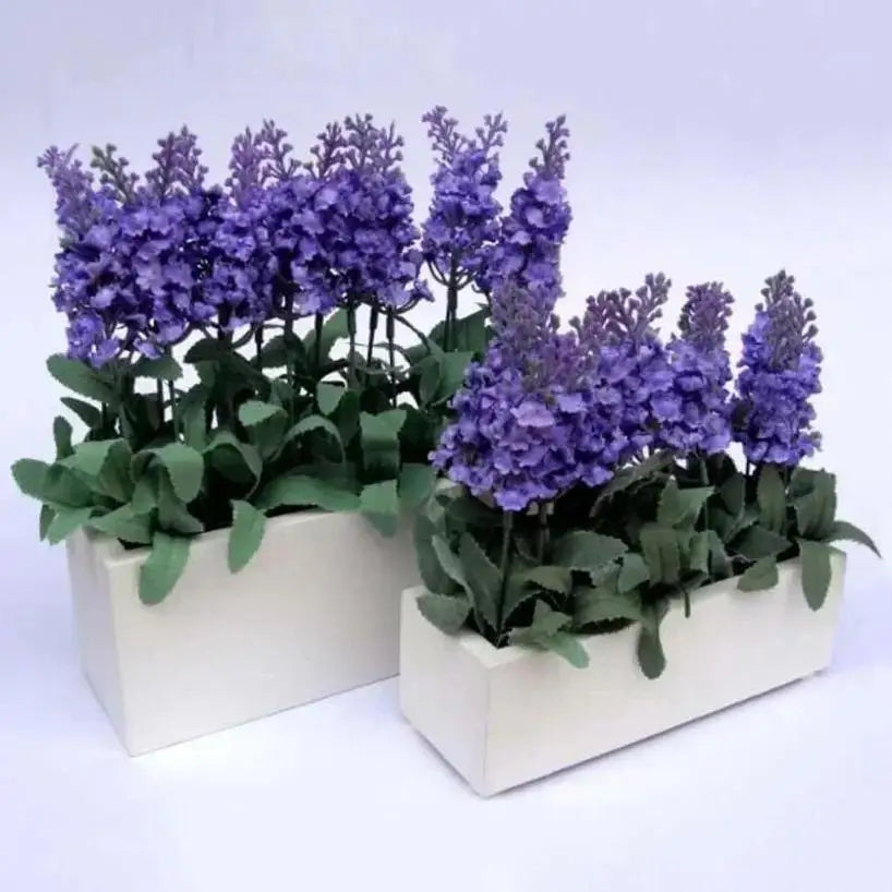 Artificial Lavender Bouquet – Silk Fake Flowers for Home & Wedding