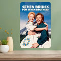 Seven Brides for Brothers Classic Movie Metal Poster Sign