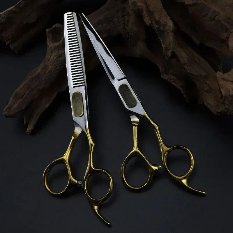 6-Inch Professional Hair Thinning Scissors | 6CR Steel Shears