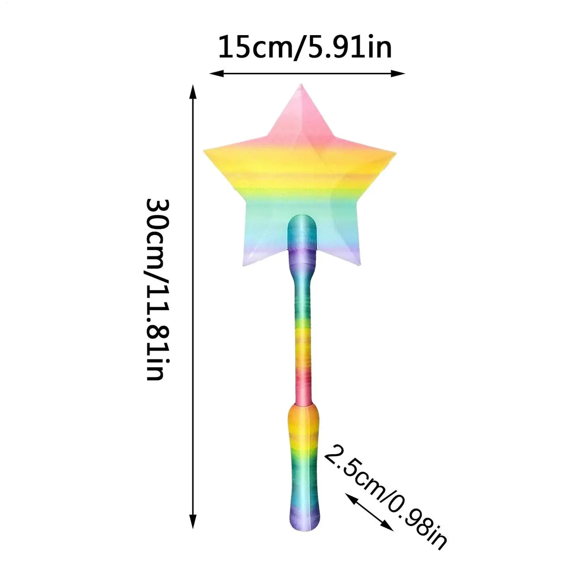 Payment Card Holder Wand 3D Printed Star Stick Contactless Kids Women
