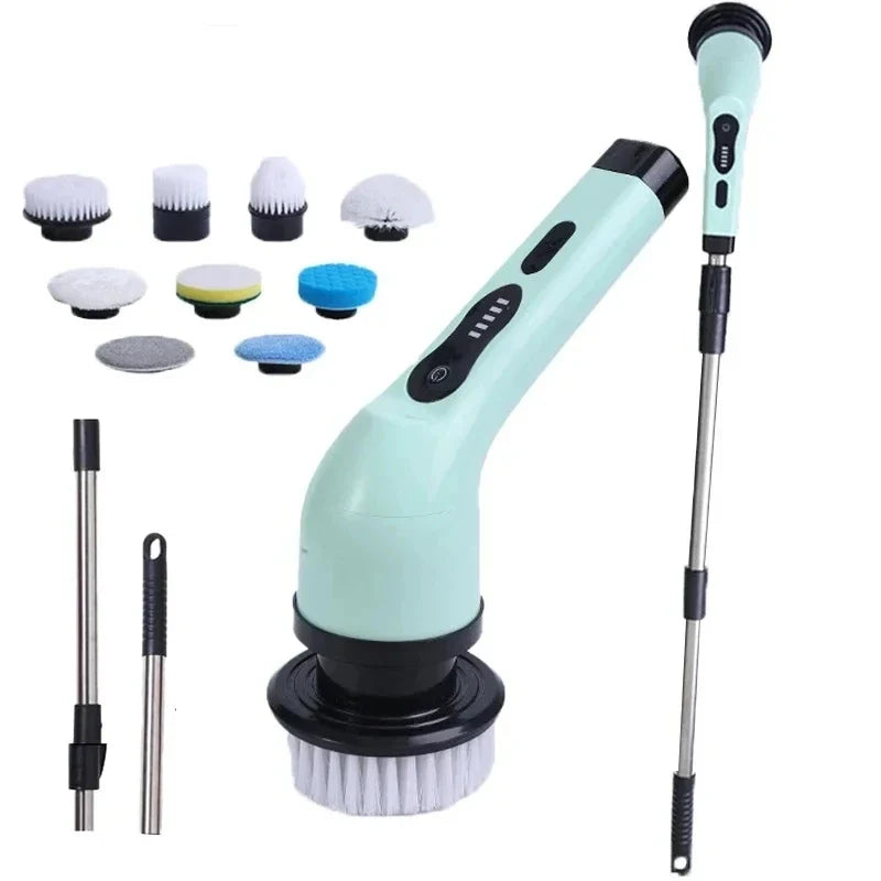 HOMEFISH 9-in-1 Electric Spin Scrubber | Kitchen & Bathroom
