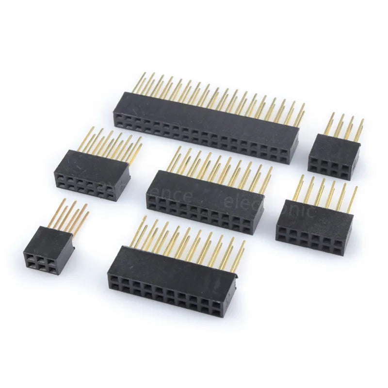 Double Row Female Long Pin Breakaway PCB Board Header Socket