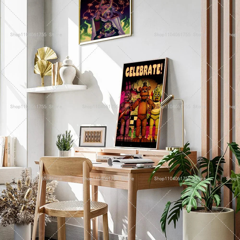 Five Nights at Freddy's Wall Poster – Self-Adhesive Waterproof