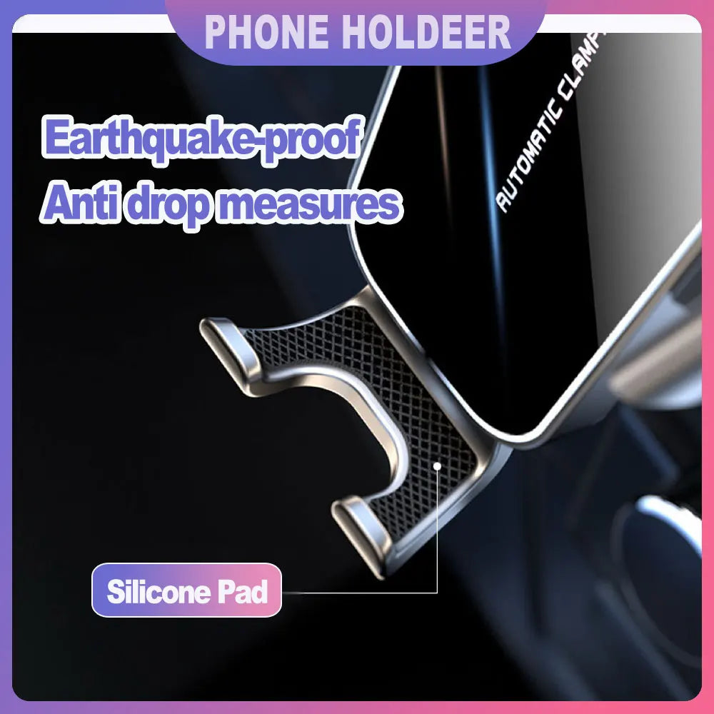 Car Air Vent Phone Holder | 360° Gravity Mount for 5–7" Phones