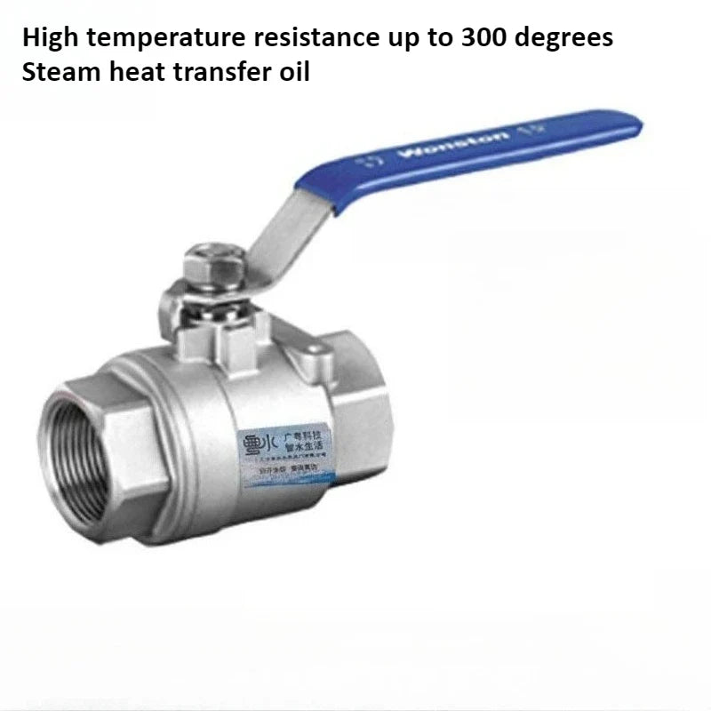 304 Stainless Steel BSP Ball Valve 1/4" to 2" Female Thread