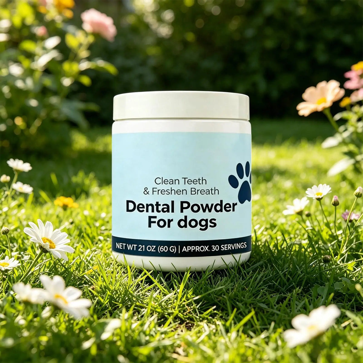 Natural Dog Tooth Powder 60g – Dental & Breath Care for Dogs