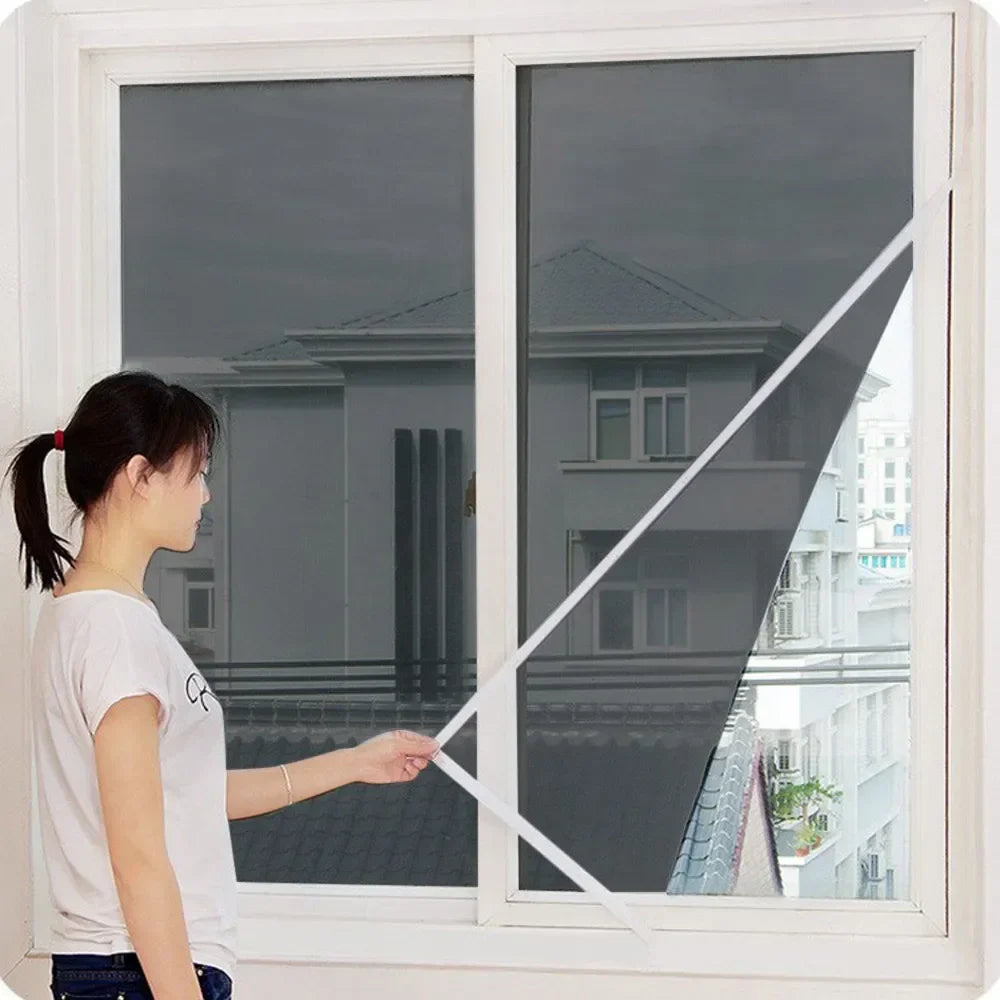 DIY Self-Adhesive Mosquito Window Screen | Fly Insect Mesh Net