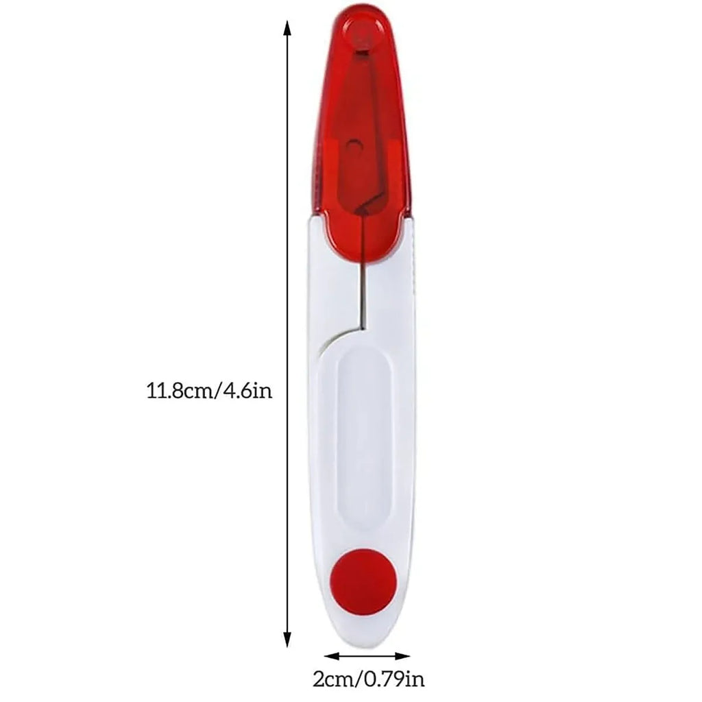 V-Shape Spring Yarn Scissors with Cap – Cross-Stitch & Crafts