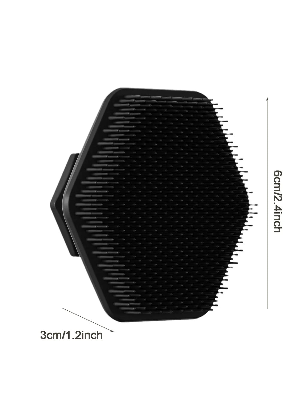 Silicone Exfoliating Face & Body Scrub Brush – No-Slip Handle