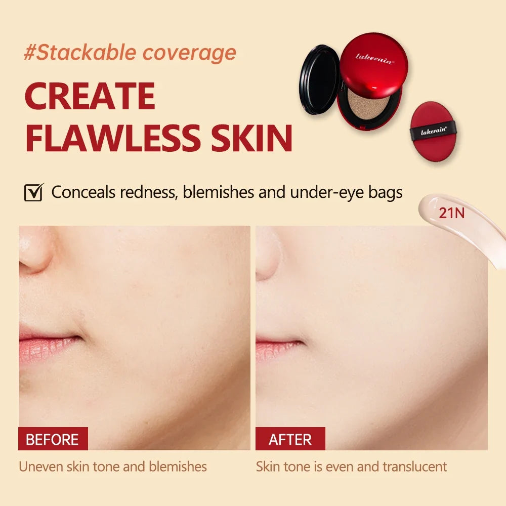 Korean Cushion Foundation – 72Hr Semi-Matte Buildable Coverage