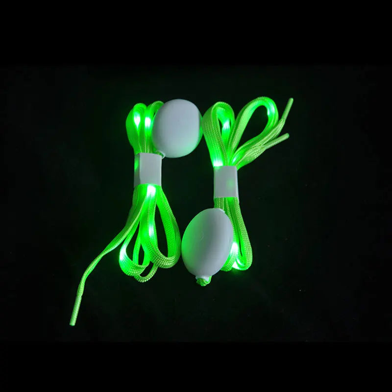 LED Light Shoelace Stand Fluorescent Night Run Flashing Shoe Rope