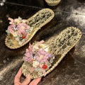 UXST Women Platform Slippers – Floral Bohemian Flat Sandals