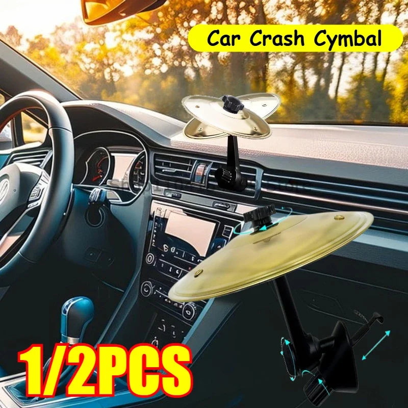 Mini Cymbal Car Vent Decoration | Music-Themed Interior Accessory