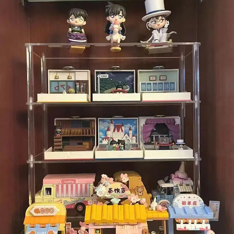Acrylic Multi-Layer Display Rack for Figurines, Dolls & Toys