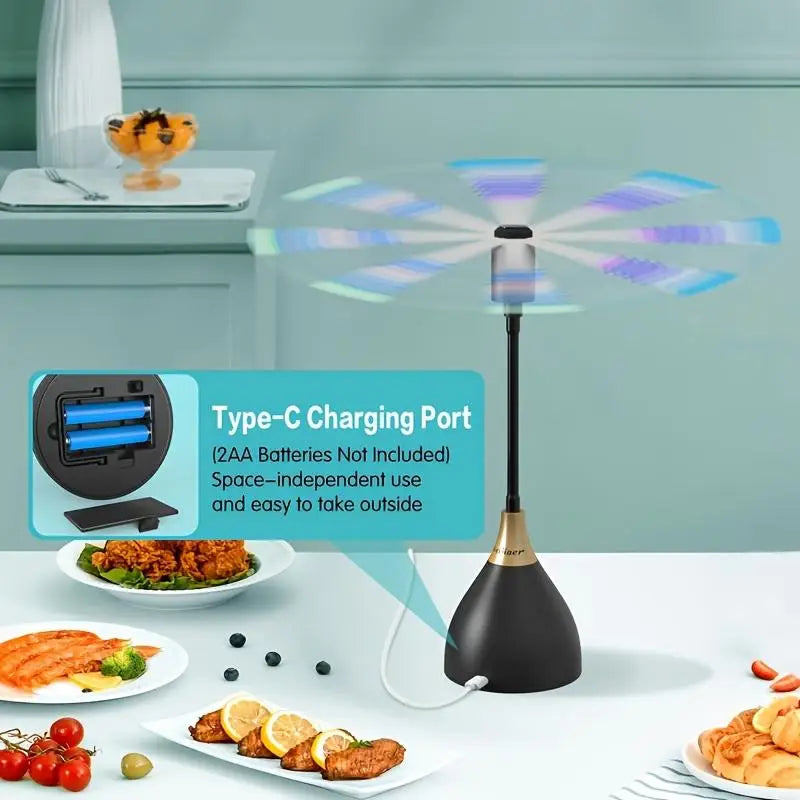 Fly Fan for Tables – Chemical-Free Fly Repellent Fan