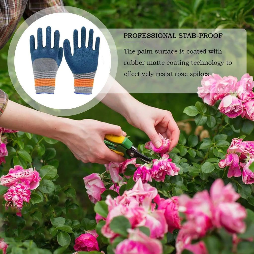 Waterproof Rubber Gardening Gloves – Thorn-Proof & Non-Slip