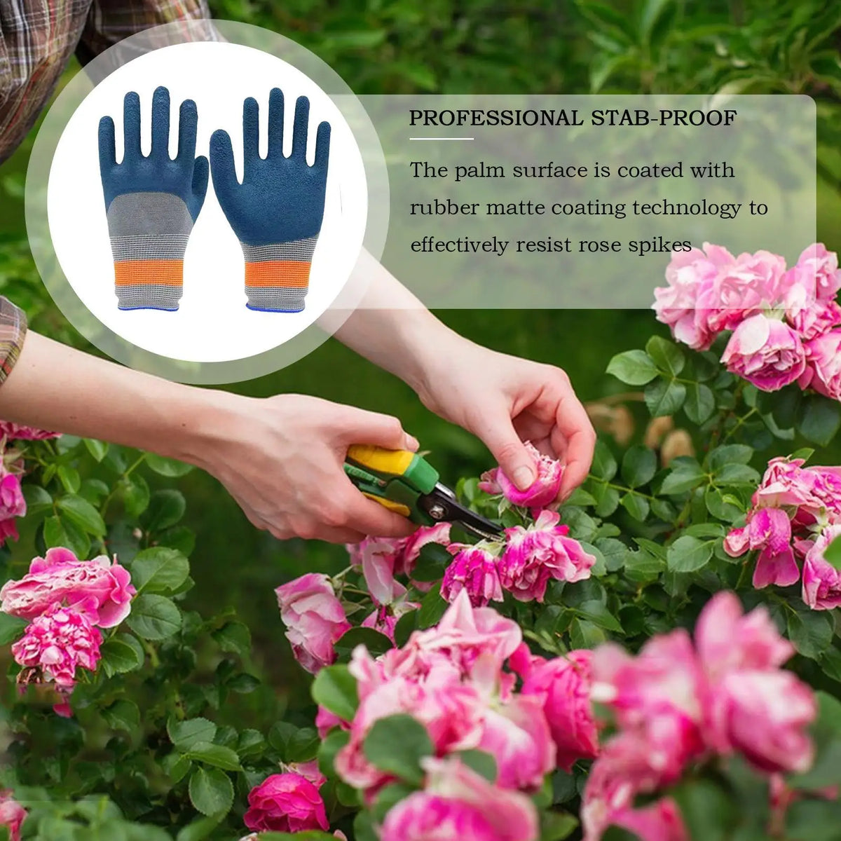 Waterproof Rubber Gardening Gloves – Thorn-Proof & Non-Slip