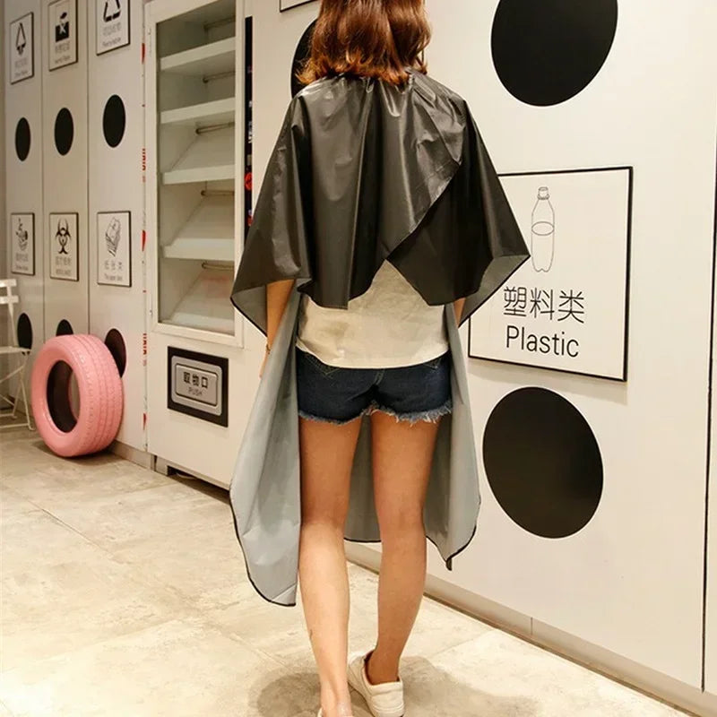 Waterproof Antistatic Haircut Cape | Barber Salon Gown