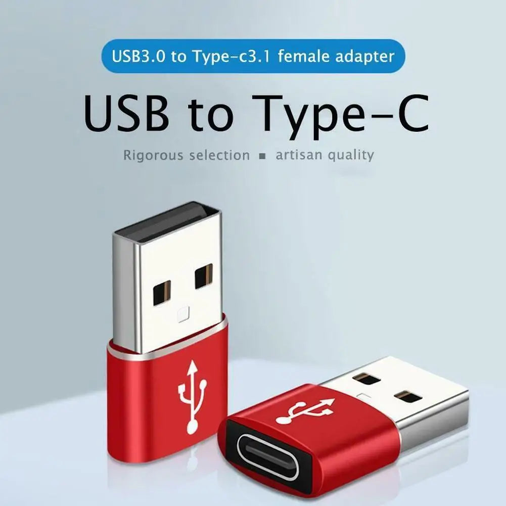 USB-A to USB-C OTG Adapter – Male to Female Converter