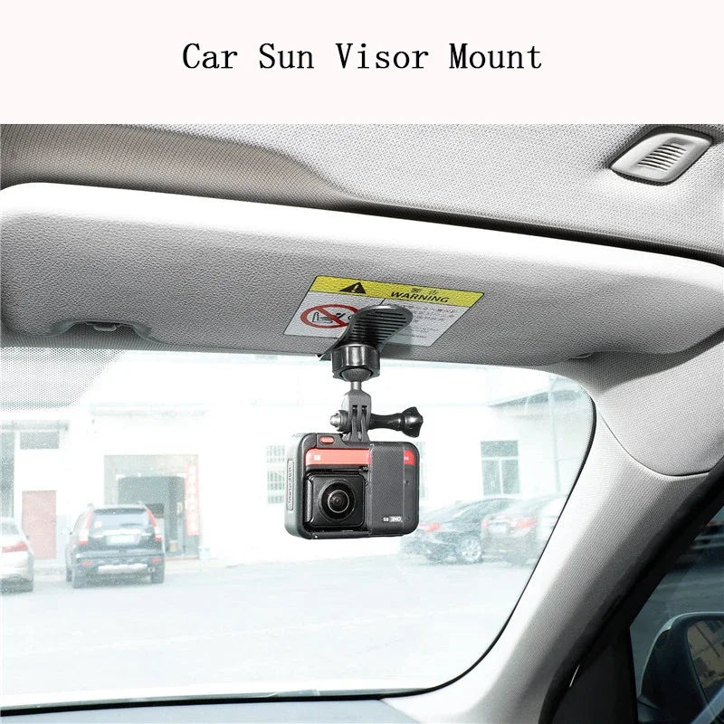 Car Sun Visor Mount for GoPro, Insta360 & DJI Osmo