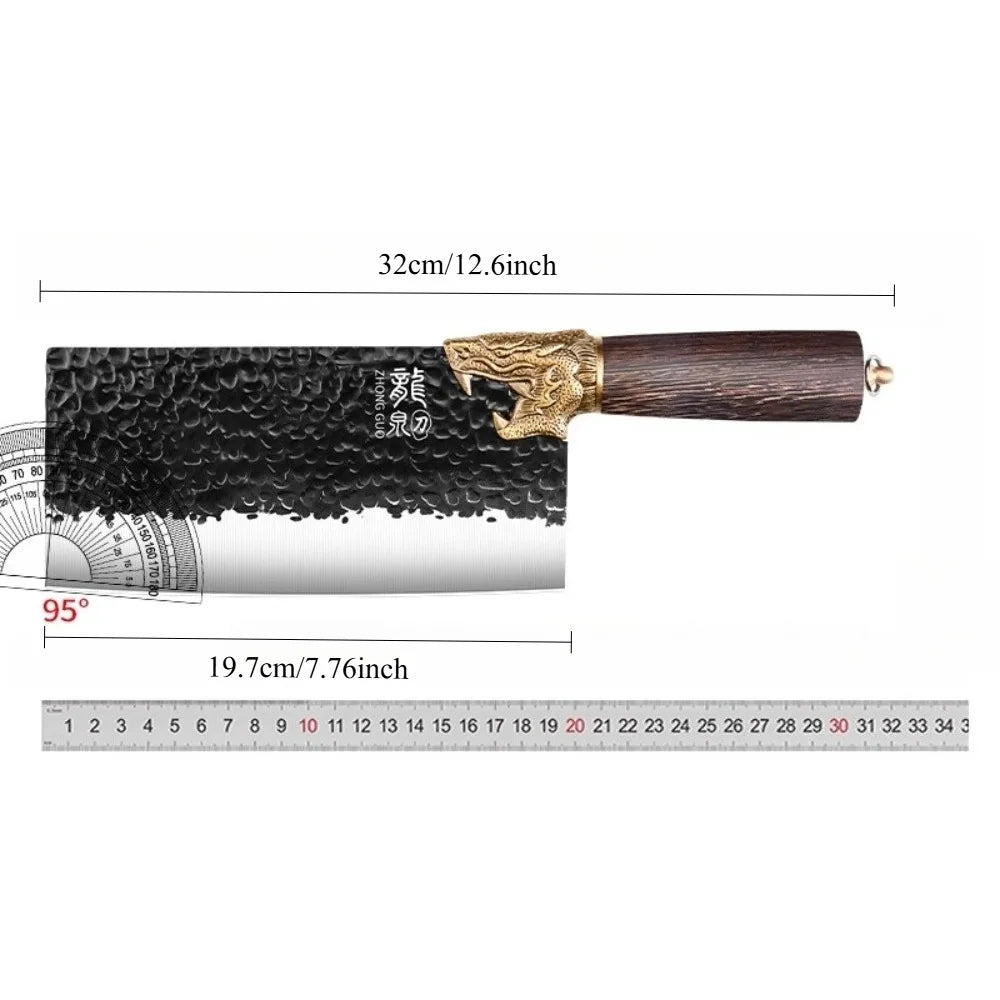 PLYS Hand Forged Chef Knife – Pro Stainless Steel Kitchen Knife