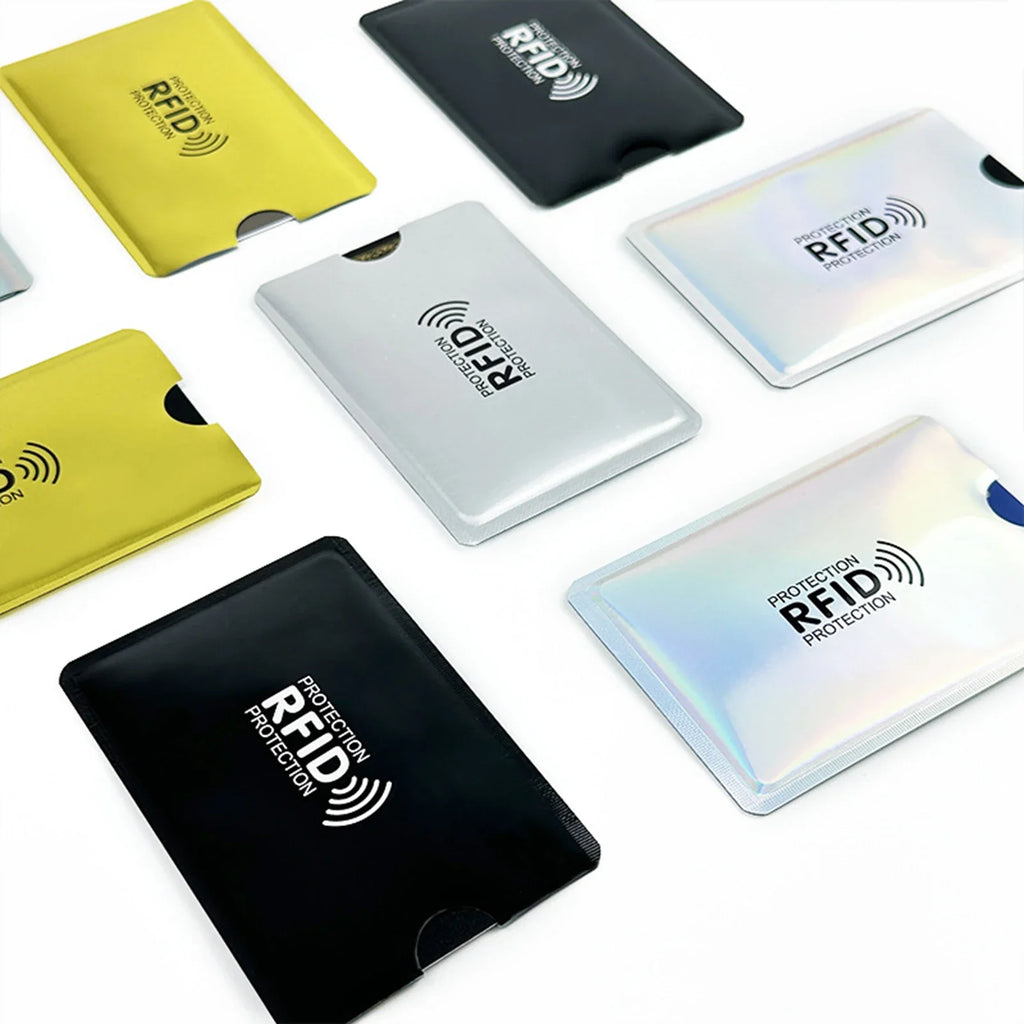 RFID Blocking Card Sleeves | Multi-Color Credit Card Protectors
