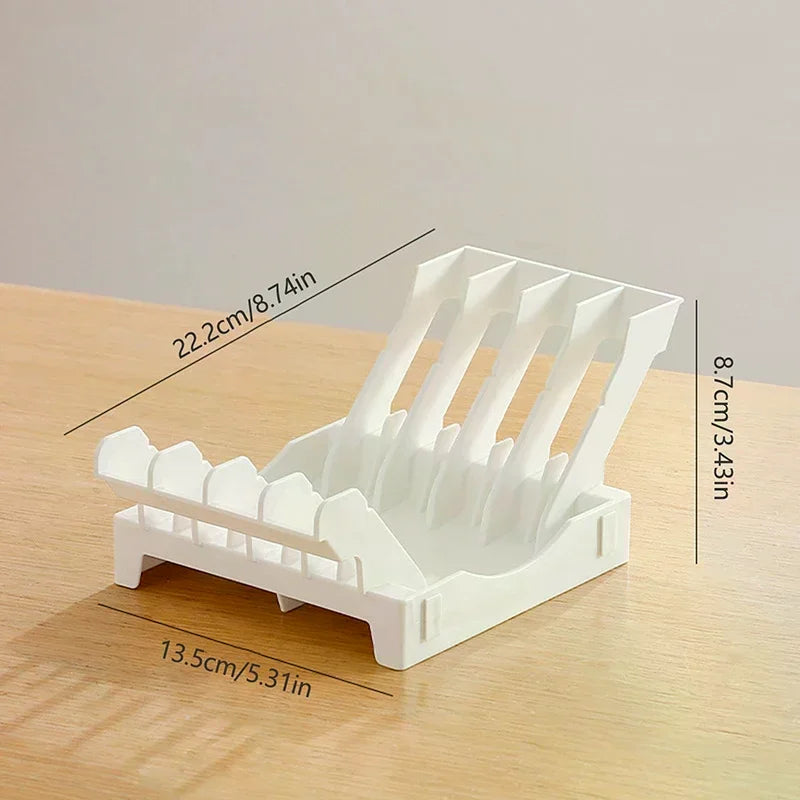 Vertical Dish Drying Rack – Upright Plate Cabinet Organizer