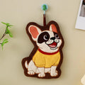 Cute Puppy Cartoon Hand Towel – Quick-Dry Coral Fleece